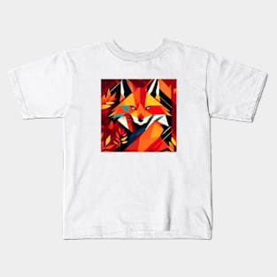 Geometric fax. Kids T-Shirt